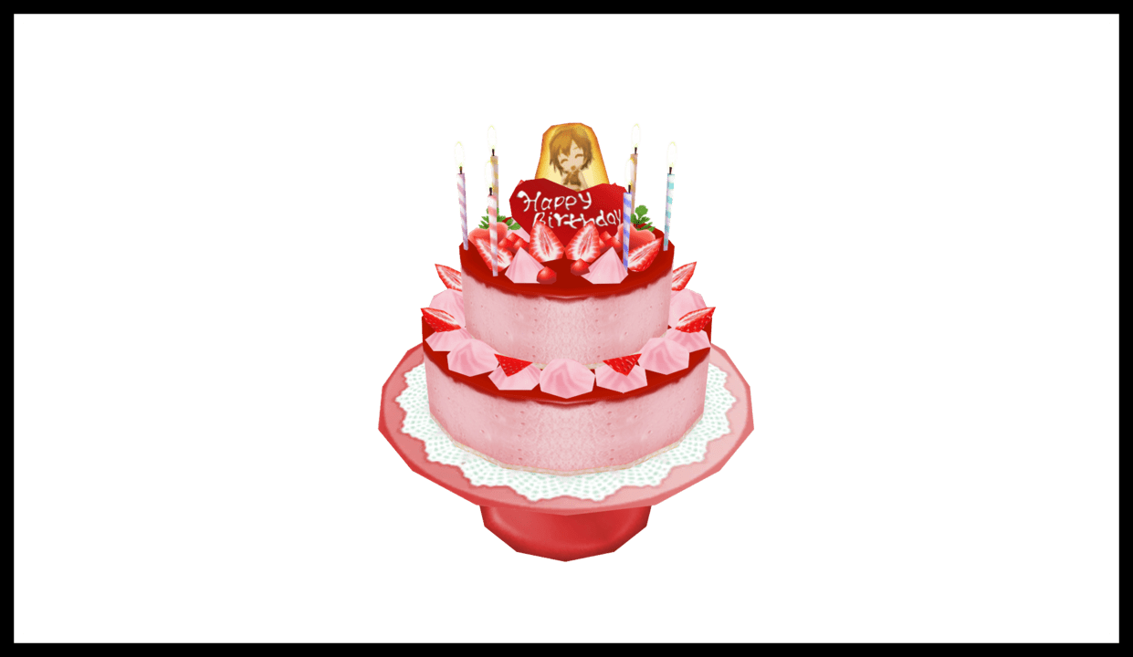 Cake Png 2nd Birthday Cake Png Astonishing Mmd Nd Meiko - Birthday Cake (1241x720)
