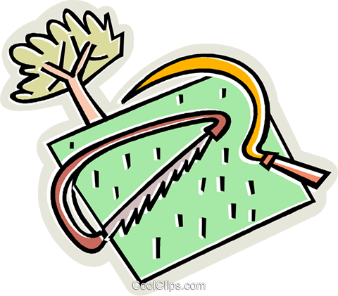 Gardening Tools Royalty Free Vector Clip Art Illustration - Gardening Tools Royalty Free Vector Clip Art Illustration (480x421)