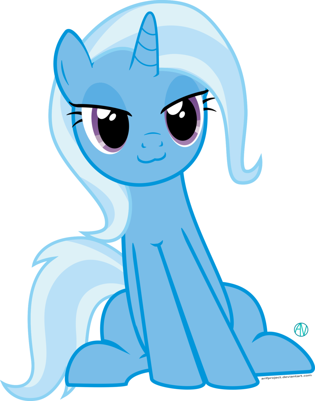 Trixie Cat Face Vector By Arifproject Trixie Cat Face - Mlp Trixie Cat (1024x1303)