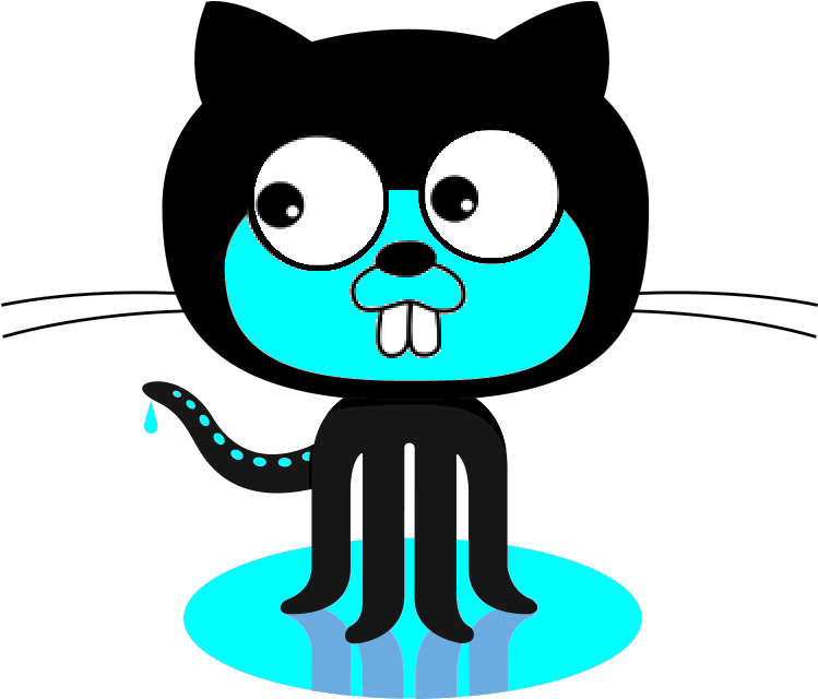 Github And Go - Github Octocat (800x665)