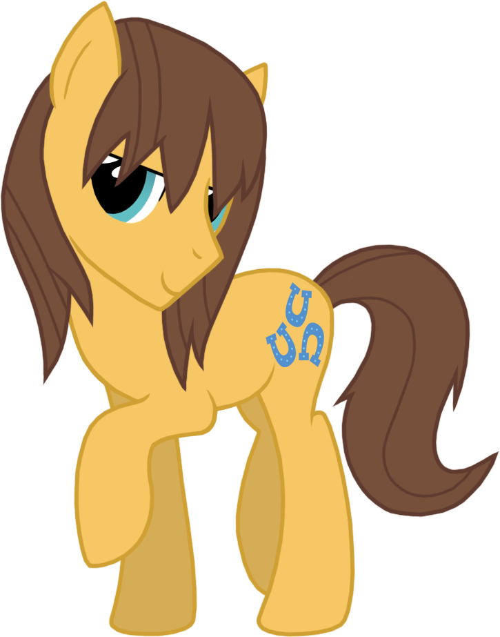 Wet Mane Caramel By Thelastgherkin - Mlp Pony Wet Mane (725x923)