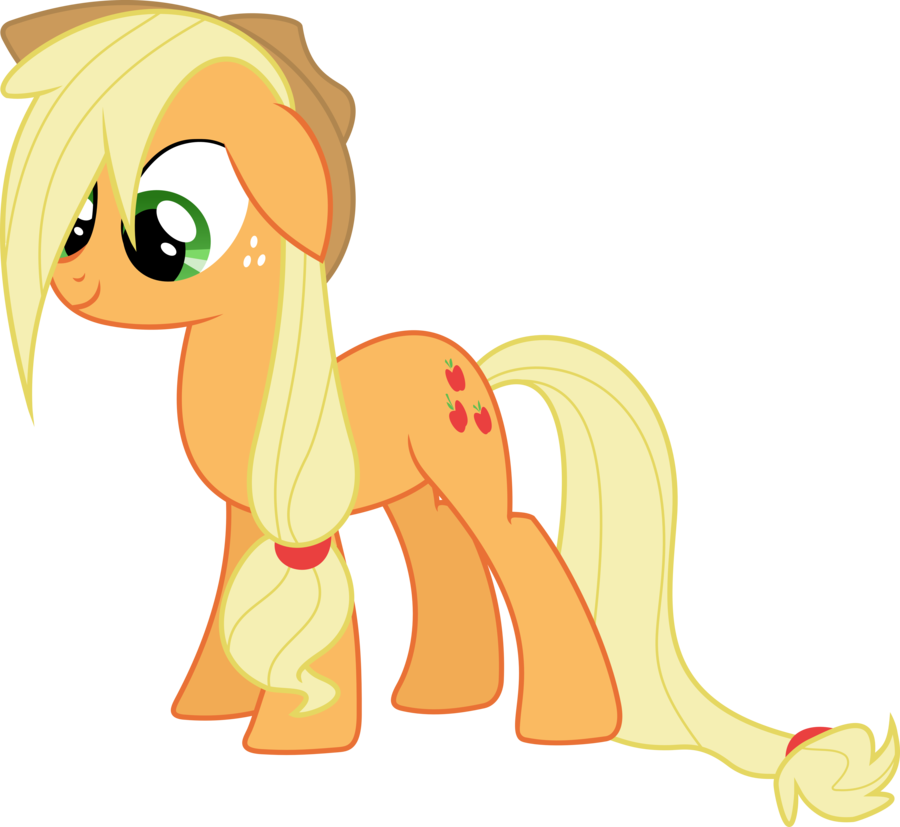 Wet Mane Applejack By Patec - Mlp Applejack Wet Mane (900x827)
