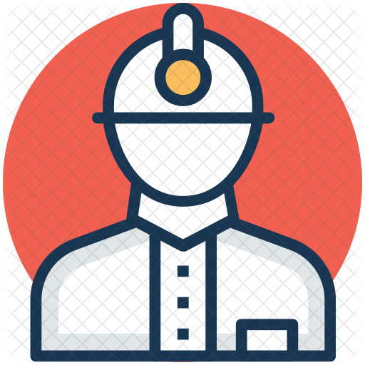 Mine Worker Icon - Laborer (512x512)