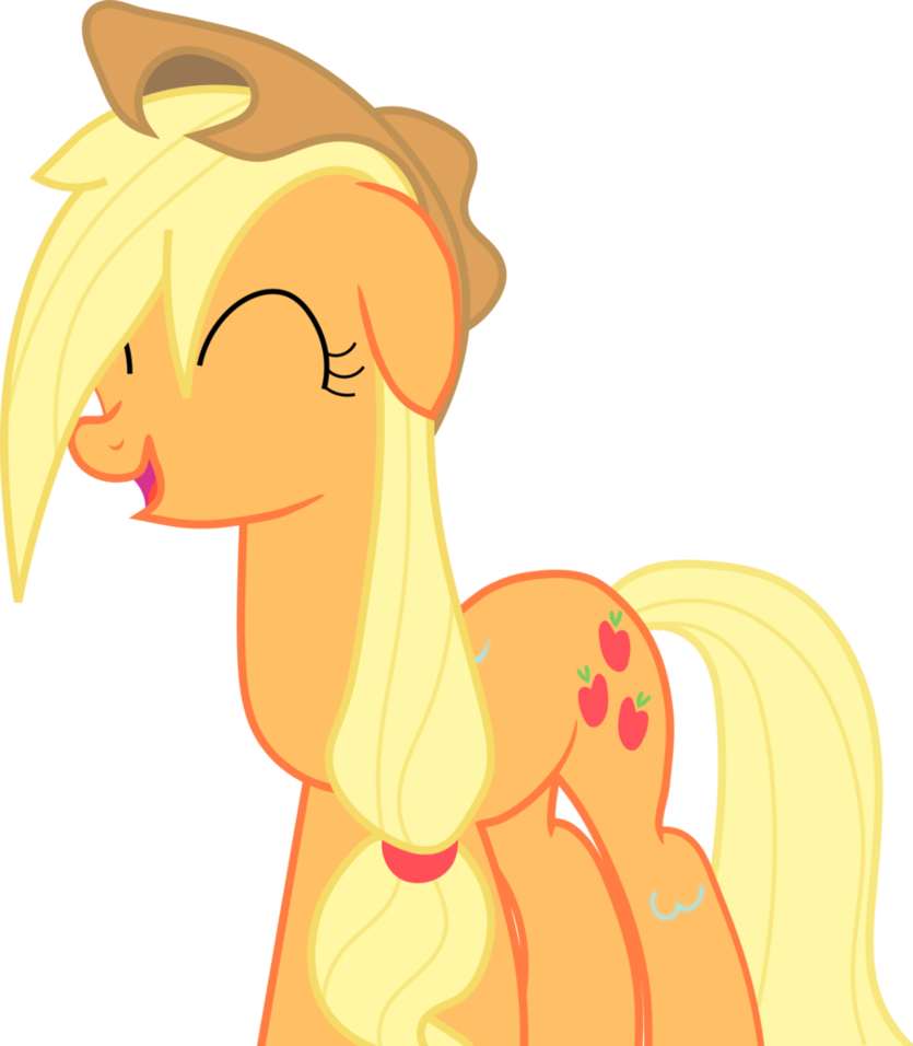 Applejack Dripping Wet By Spittiepie - My Little Pony Applejack Png (835x956)