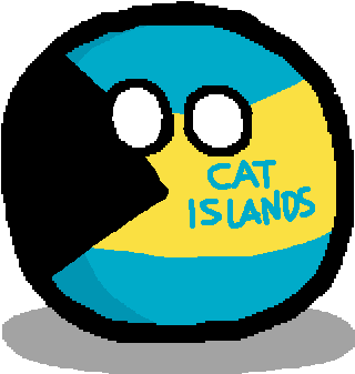 Cat Islandball - Minnesota Countryball (426x426)