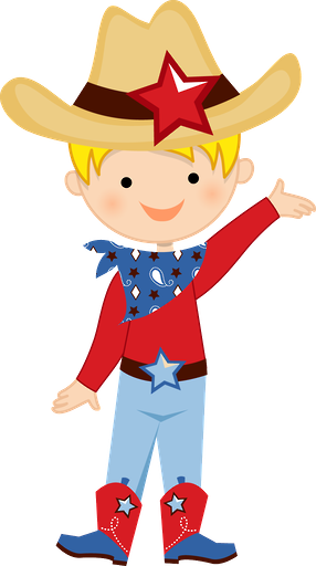 Scrapbooks - Cowboy Clipart (286x512)