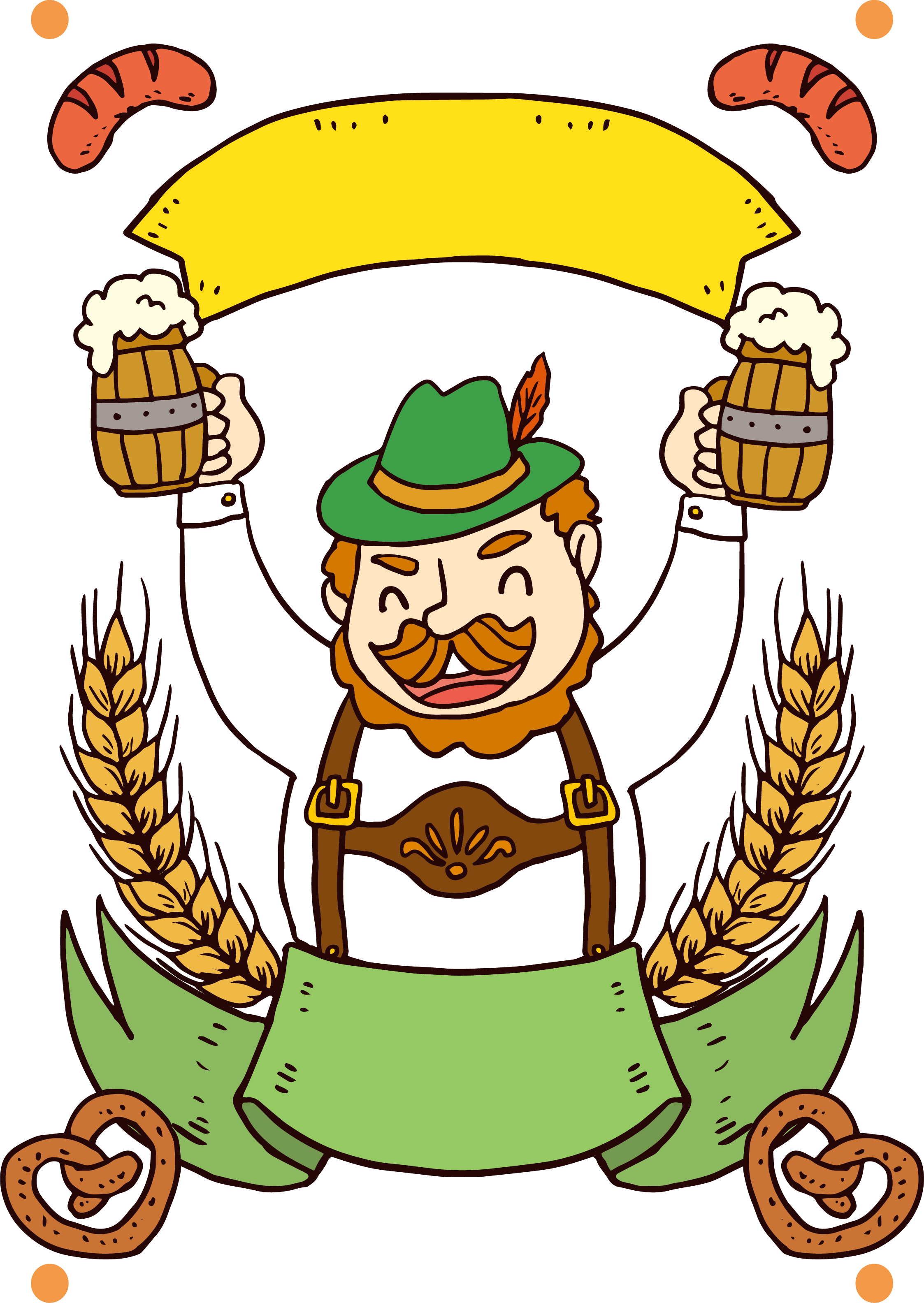 Oktoberfest Germany Beer Clip Art - Oktoberfest (2246x3168)