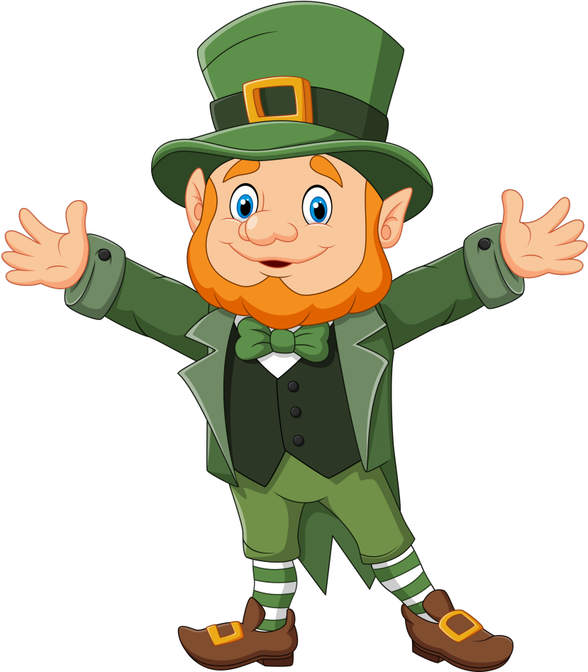 Leprechaun Royalty-free Clip Art - St Patrick's Day Leprechaun Cartoon (1024x1024)