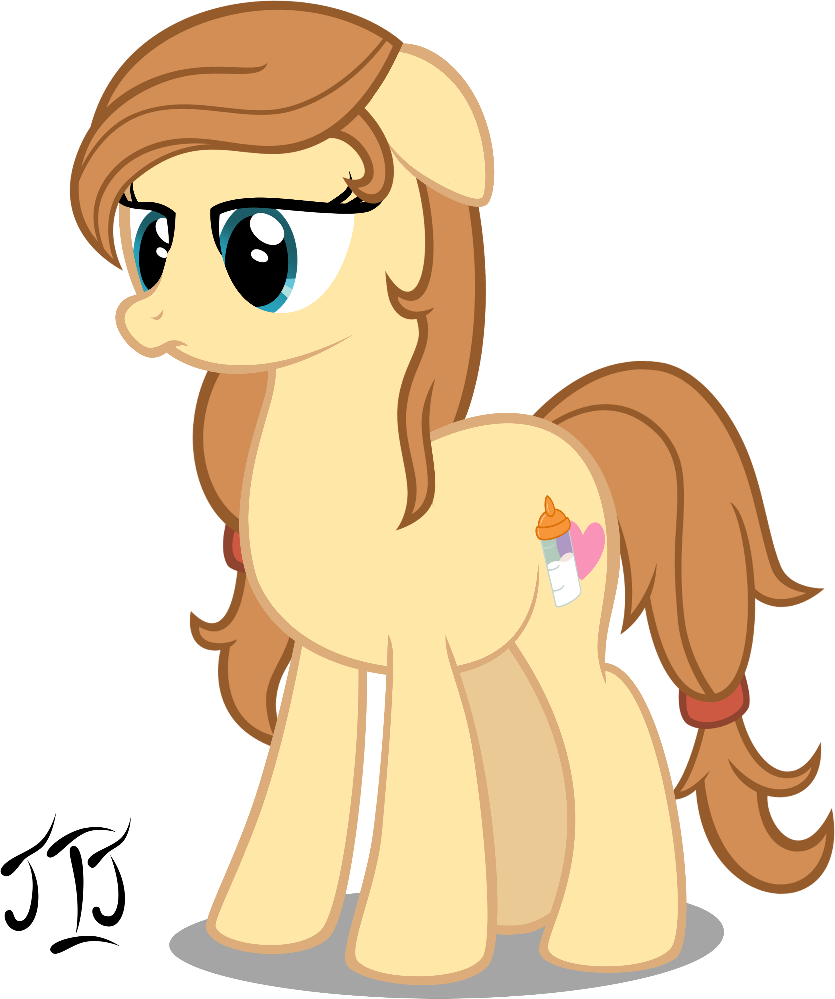 Buttons Mom's The Stare By Mlp-scribbles - Buttons Mlp (3000x3605)