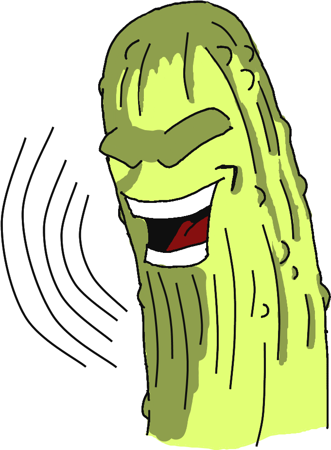 Pickled Cucumber Mammal Cartoon Clip Art - Cartoon (809x1273)