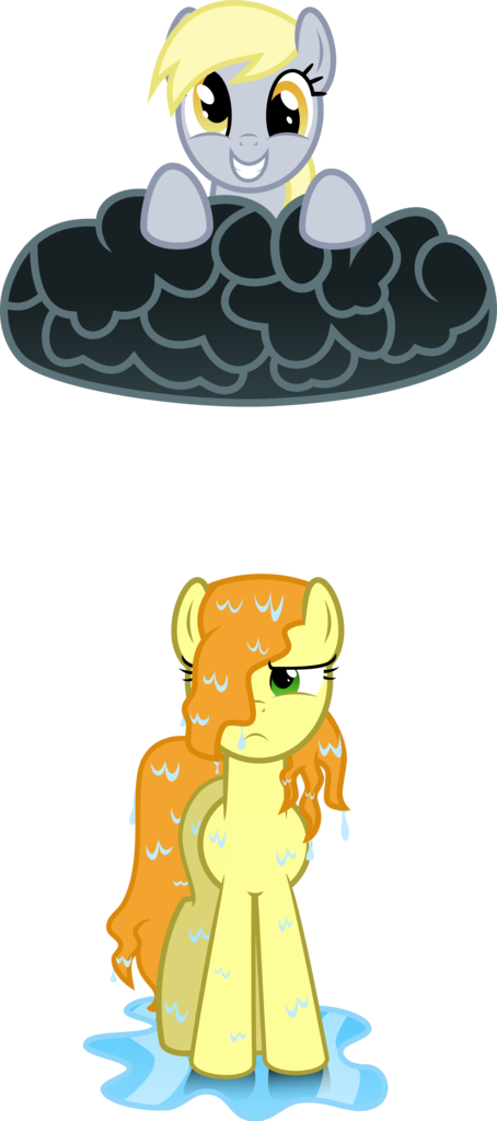 Ambassad0r, Carrot Top, Cloud, Derpy Hooves, Female, - Cartoon (454x1024)