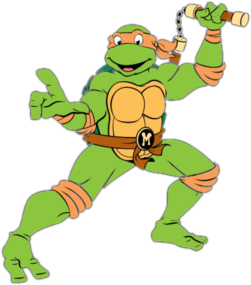 Cartoon Characters - Ninja Turtles Cartoon Characters (862x1078)