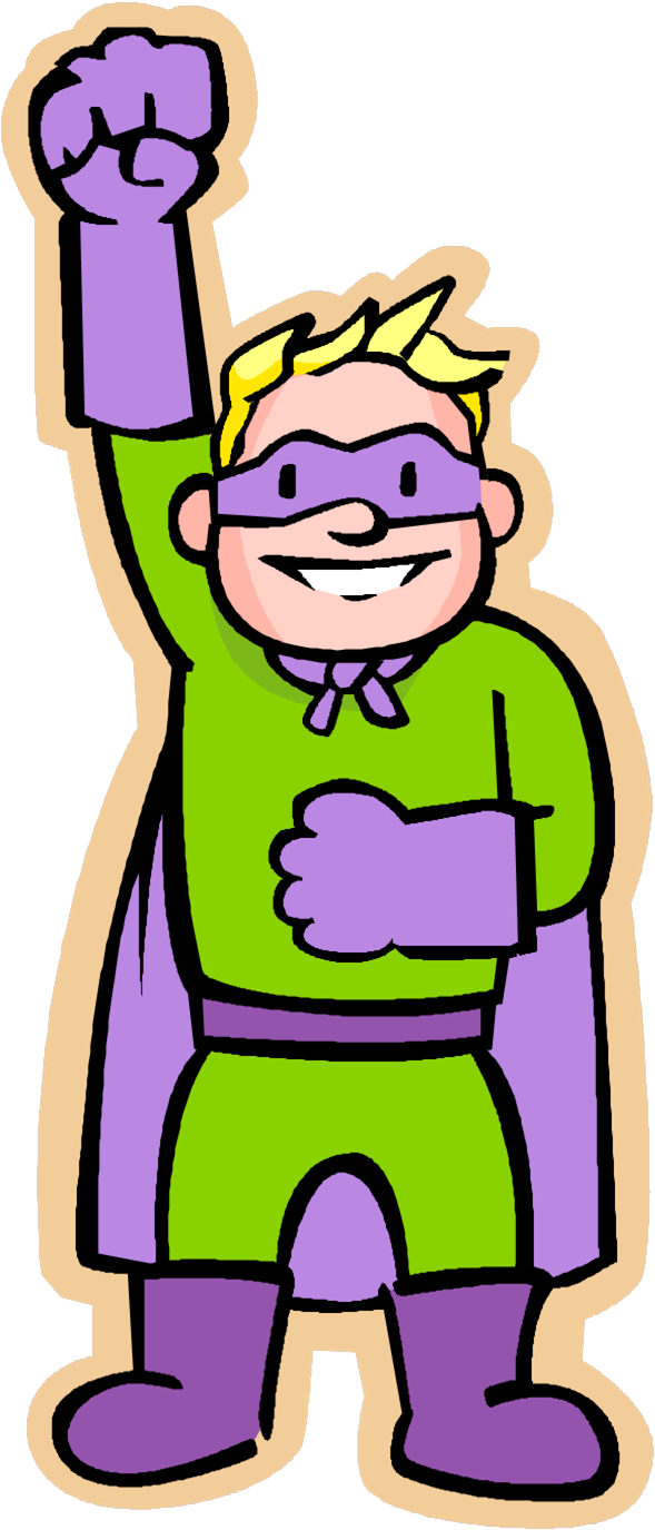 Walking Clipart Gymnastics - Superhero Writing Activities Eyfs (599x1395)