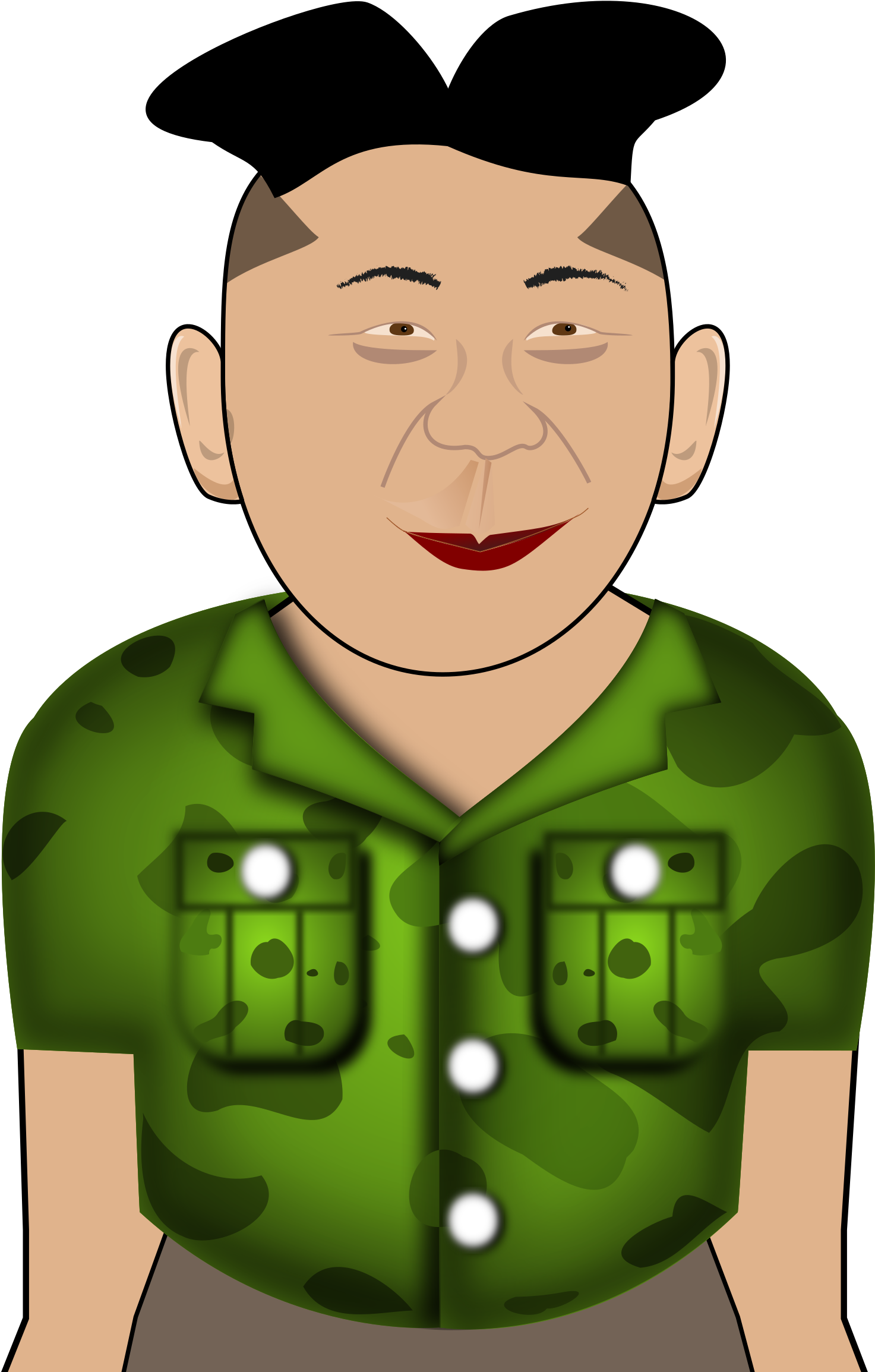 Storybook Cliparts 28, Buy Clip Art - Kim Jong Un Cartoon Drawing (1769x2400)