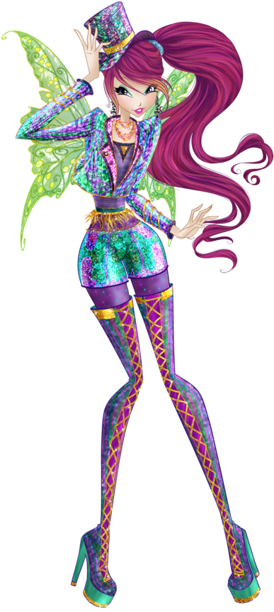 Roxy Masquerade By Winxclubrus - Winx Club Roxy Couture (600x911)