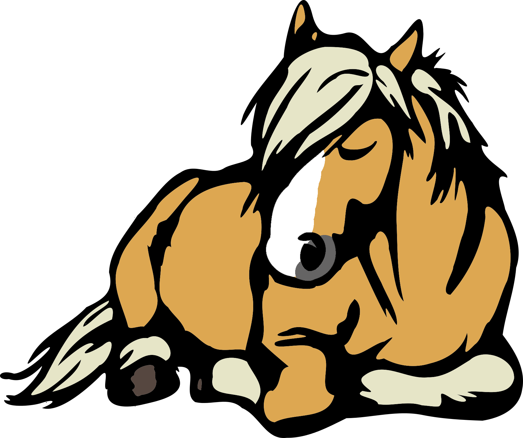 Neueste Designs - Schlafendes Pferd (1731x1450)