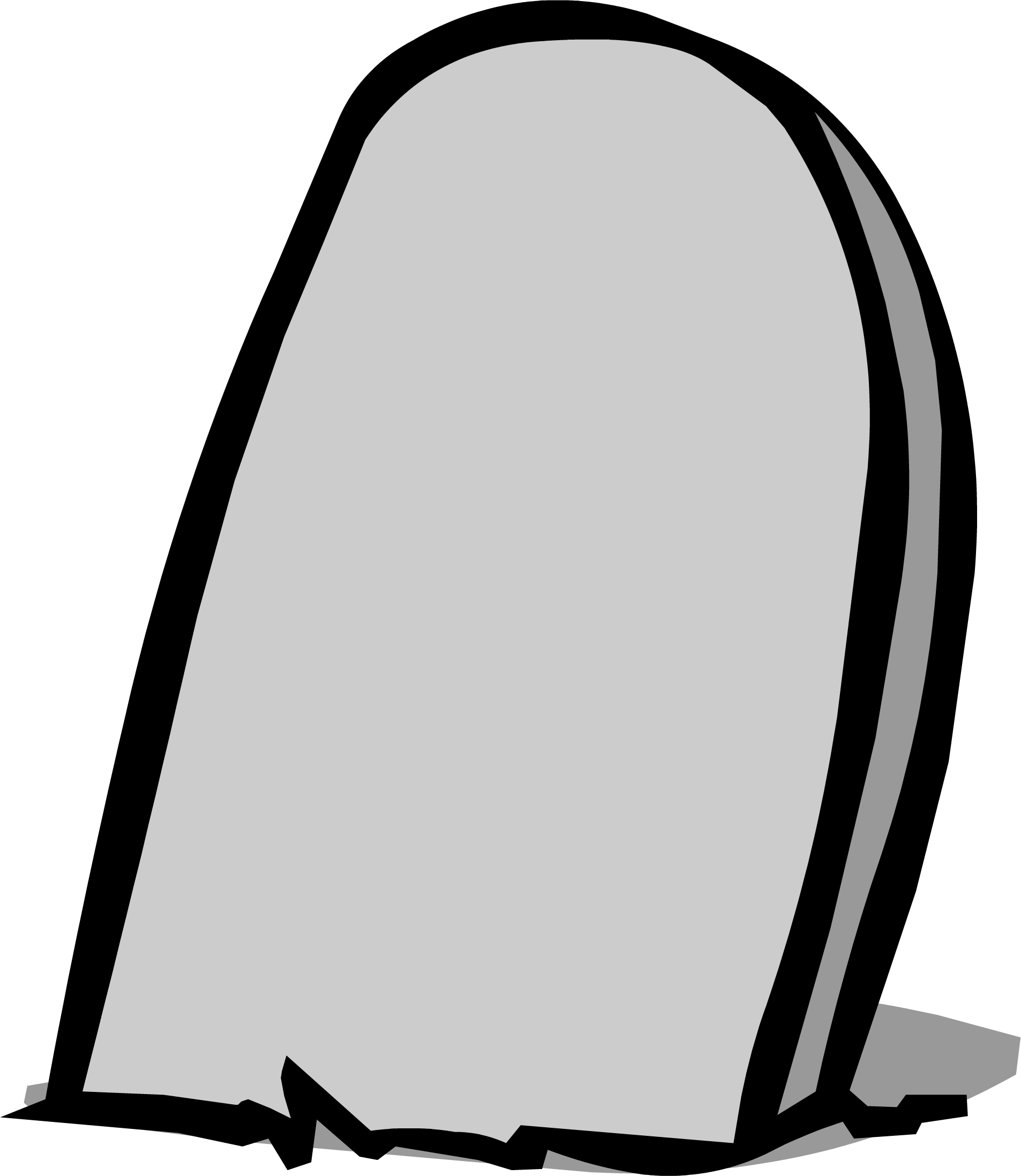 Tombstone Sprite 004 - Headstone (1906x2196)