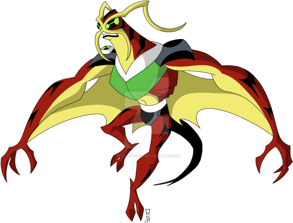Jetray By Insane-mane - Ben 10 Reboot Jetray (1004x795)