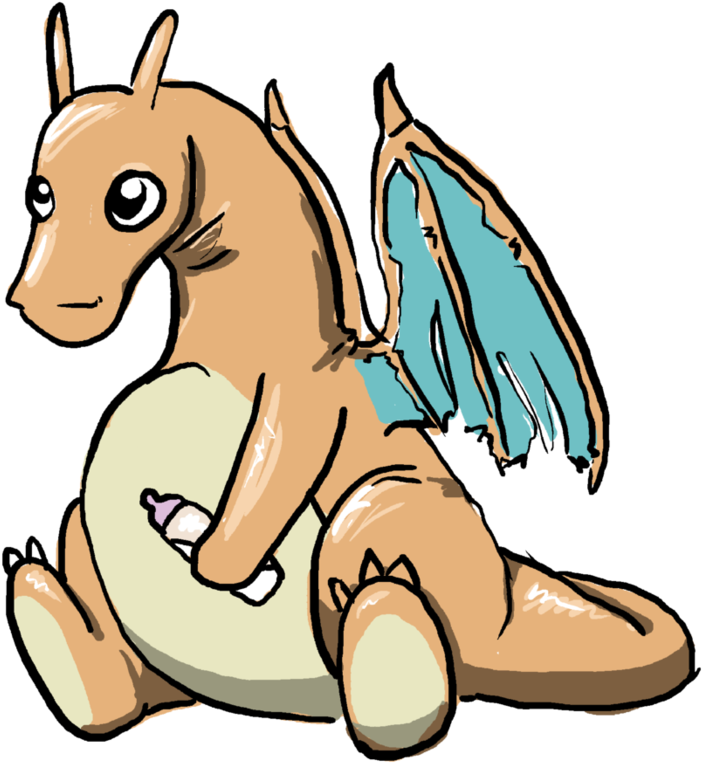 Baby Charizard By Gilokee - Cartoon (894x894)