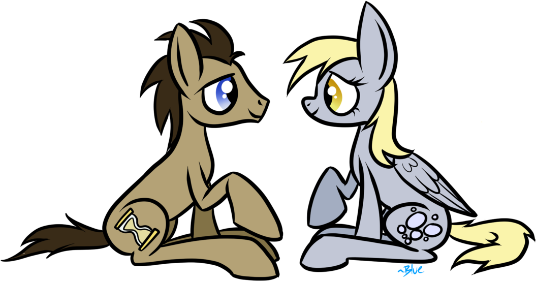 Winter-hooves, Derpy Hooves, Doctorderpy, Doctor Whooves, - Cartoon (1154x693)