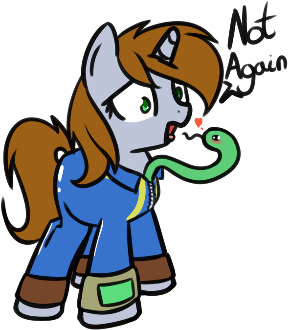 Neuro, Danger Noodle, Dialogue, Fallout, Fallout Equestria, - Cartoon (828x776)