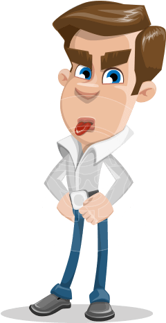 Edward Keeps Word Edward Keeps Word - Cartoon Characters Vector Png (357x464)