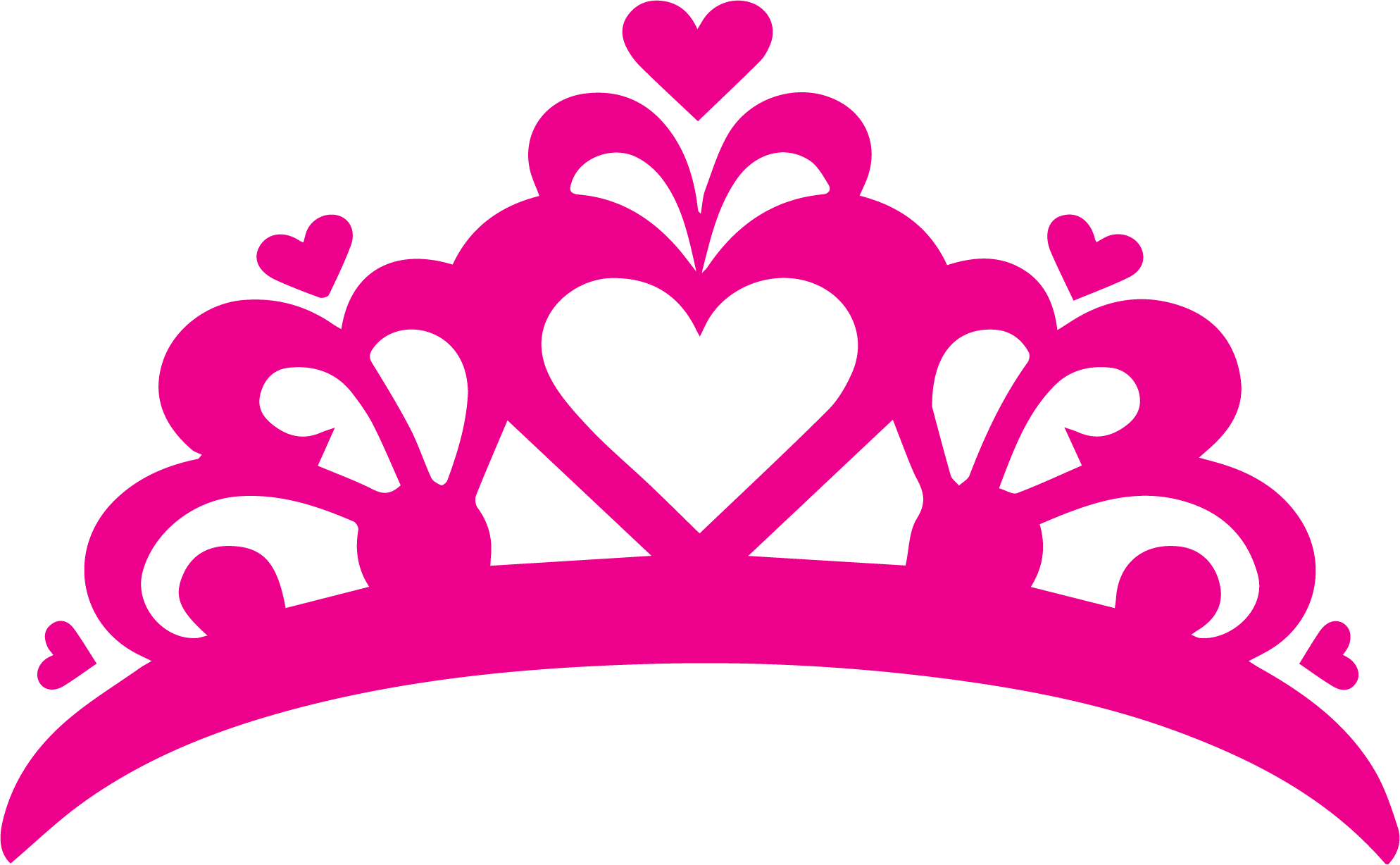 T-shirt Decal Sticker Crown Princess - Princess Crown Silhouette (1988x1228)