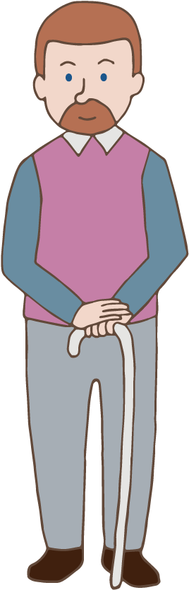 Old Man (illustration, Clip Art) - Cartoon (595x842)