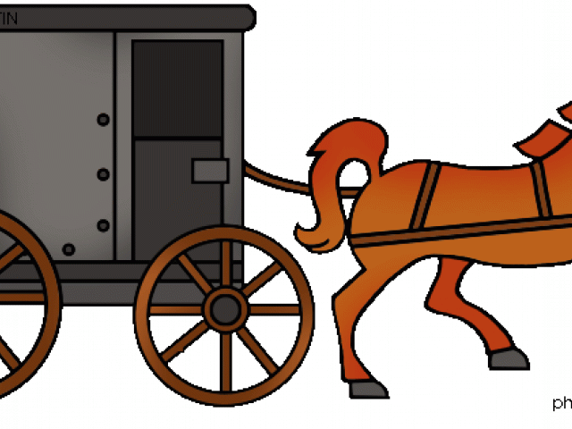 Horse And Buggy Clipart - Clip Art (640x480)