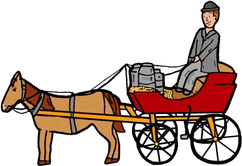 Horses Clip Art Clipart Collection - Horse And Buggy Clip Art (500x352)