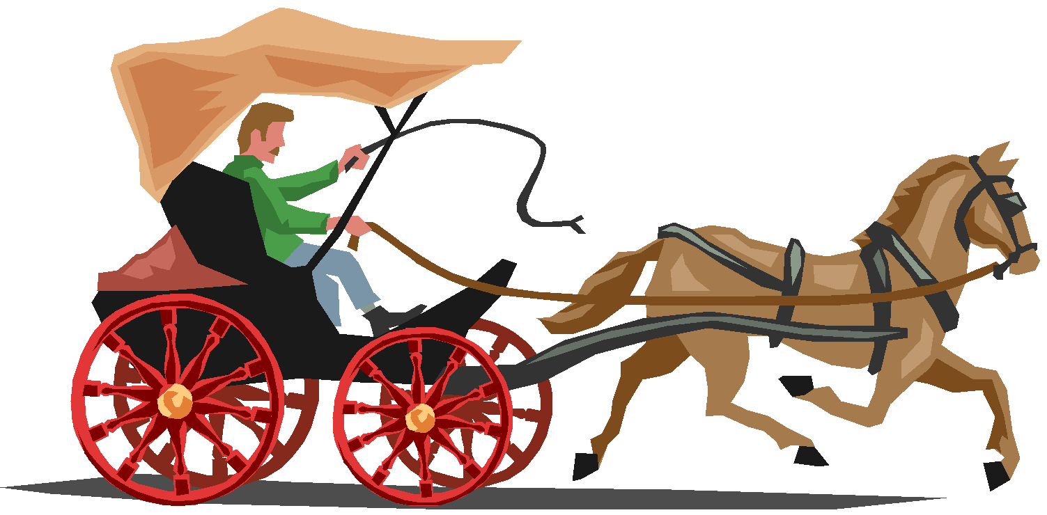 Horse And Buggy Clip Art For Pinterest Memes - Horse Cart Clipart (1493x721)