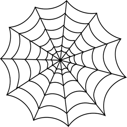 Drawn Spider Web Transparent Free Clipart On Dumielauxepices - Spider Web Clipart (420x420)