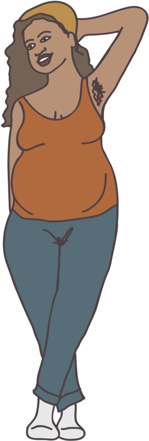 6 Pregnant People Illustration Set • Basic Use - 6 Pregnant People Illustration Set • Basic Use (1000x1000)