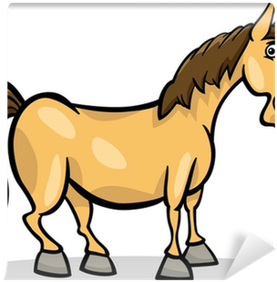 Fotomural Caballo De Granja De Dibujos Animados De - Farm Animal Cartoon Horse (400x400)