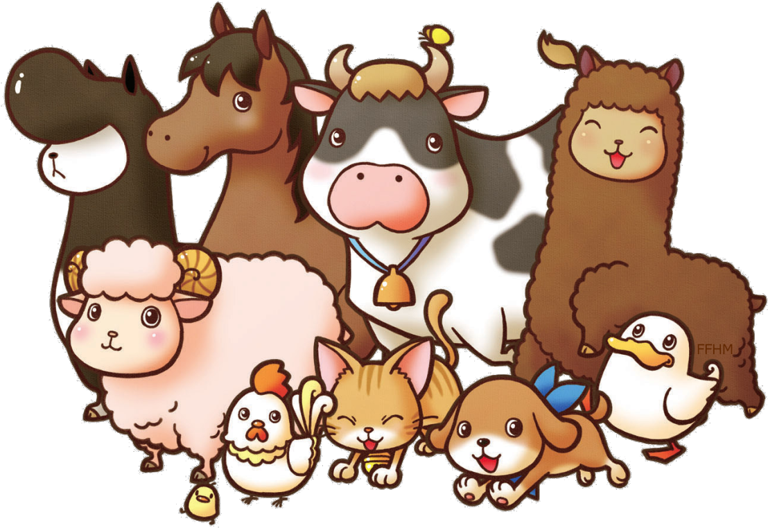 Bebé Animales De La Selva Animales De Granja Clip Art - Story Of Seasons Animals (1280x804)
