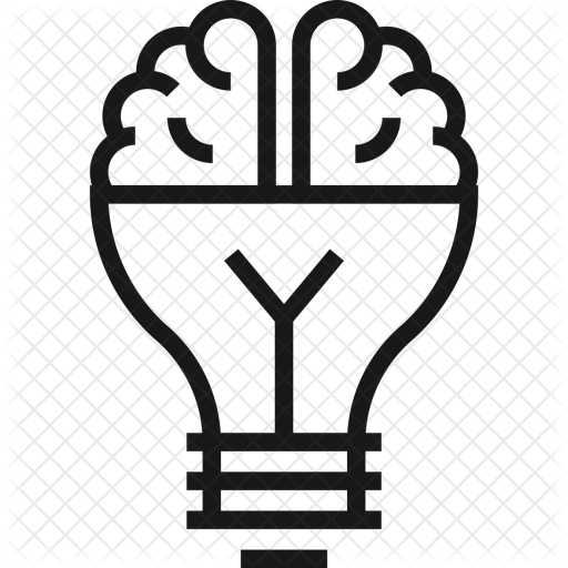 Brain Icon - Creativity Png Vector Icon (512x512)