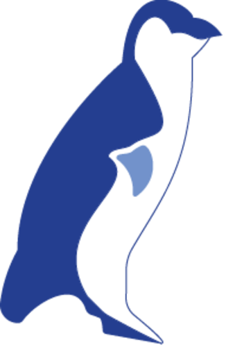 Blue Penguin - Penguin Logo (326x500)