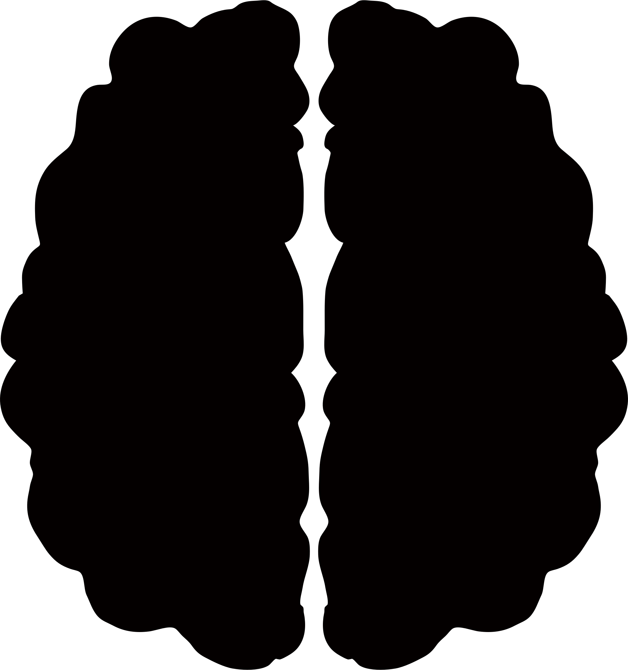 Big Image - Brain Silhouette (2186x2330)