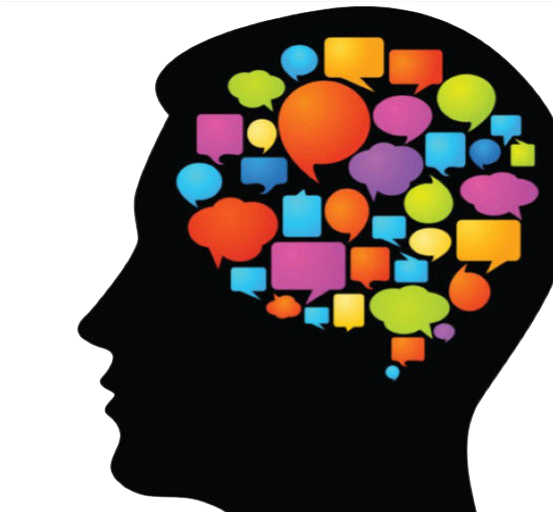 Thought Brain Head Clip Art - Brain Thinking Png (552x520)