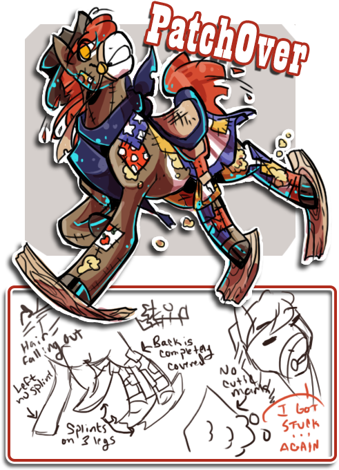 Rocking Horse Clipart Free - Cartoon (500x694)
