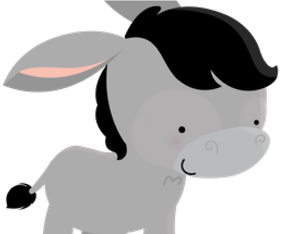 Donkey Clipart Baby Donkey - Baby Donkey Clipart (640x480)