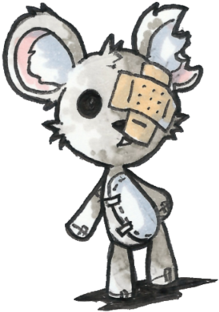 Cute Old Teddy Bear By Jump-button - Creepy Teddy Bear Drawing (400x391)