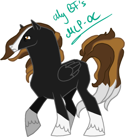 My Boyfriend's Mlp-oc By Myhandsarecrazy - Illustration (500x500)