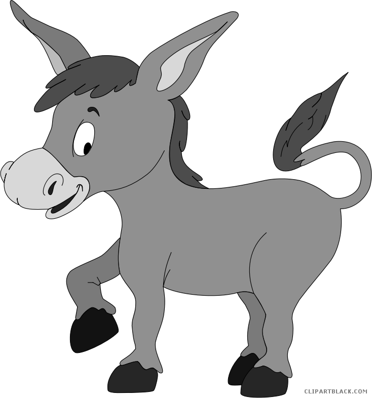 Skeleton Clipart Donkey - Mule Clipart (734x786)