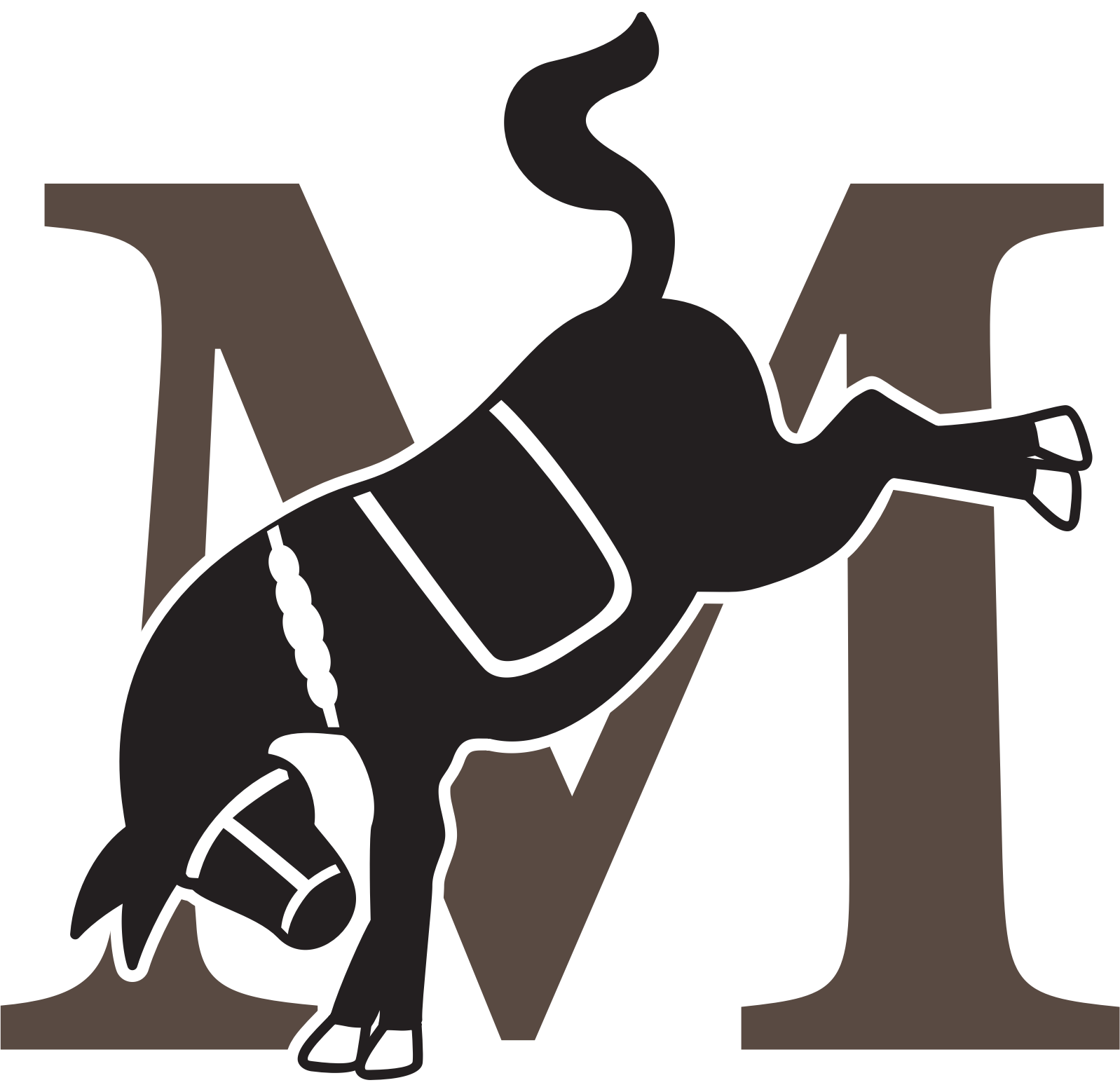 Clip Arts Related To - Kicking Mule Clipart (1598x1558)