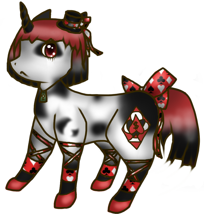 Royal Flush By Piichixchan - Cartoon (864x900)