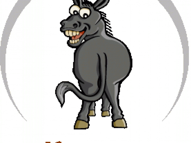 Donkey Clipart Mini Donkey - Hee Haw Donkey Gif (640x480)