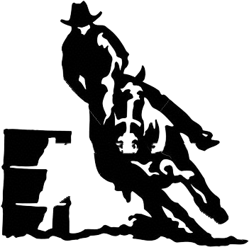 Barrel Racing Clip Art - Barrel Racing T Shirts (360x360)