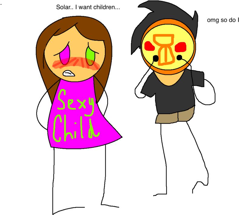 Solar I Want Children By Solarsandsxme - Cartoon (1000x800)