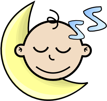 Sleeping Baby Clip Art At Clker Com Vector Clip Art - Clip Art (600x458)